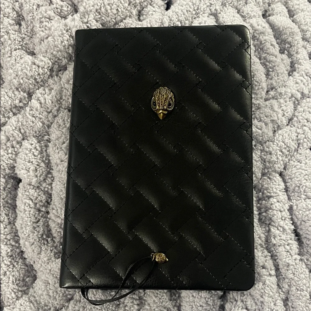 Kurt Geiger Black Quilted Journal with Dust Bag